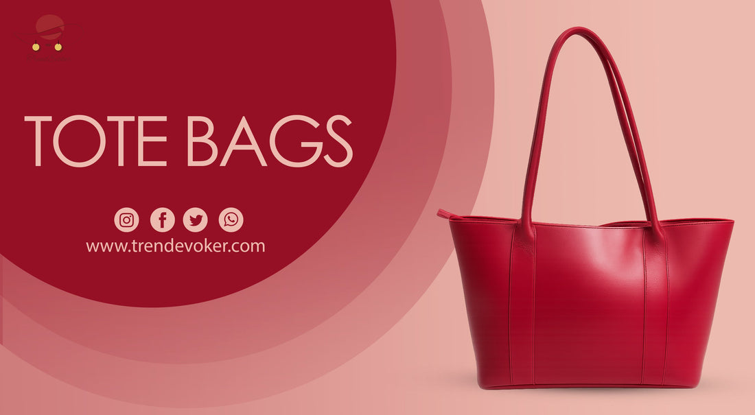 Stylish reusable tote bags and leather handbags for women in Pakistan reducing plastic waste – TrendEvoker.