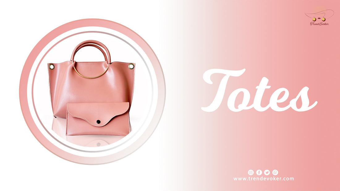 Premium leather tote bags for work and travel – TrendEvoker Pakistan.