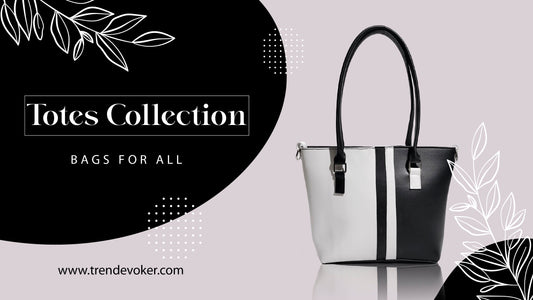 Stylish leather and canvas tote bags for women in Pakistan – TrendEvoker collection 2025.