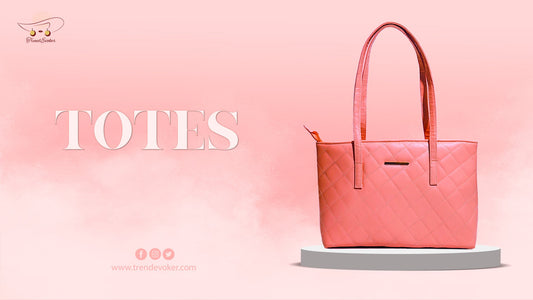 Stylish leather tote bag for women in Pakistan with TrendEvoker accessories.