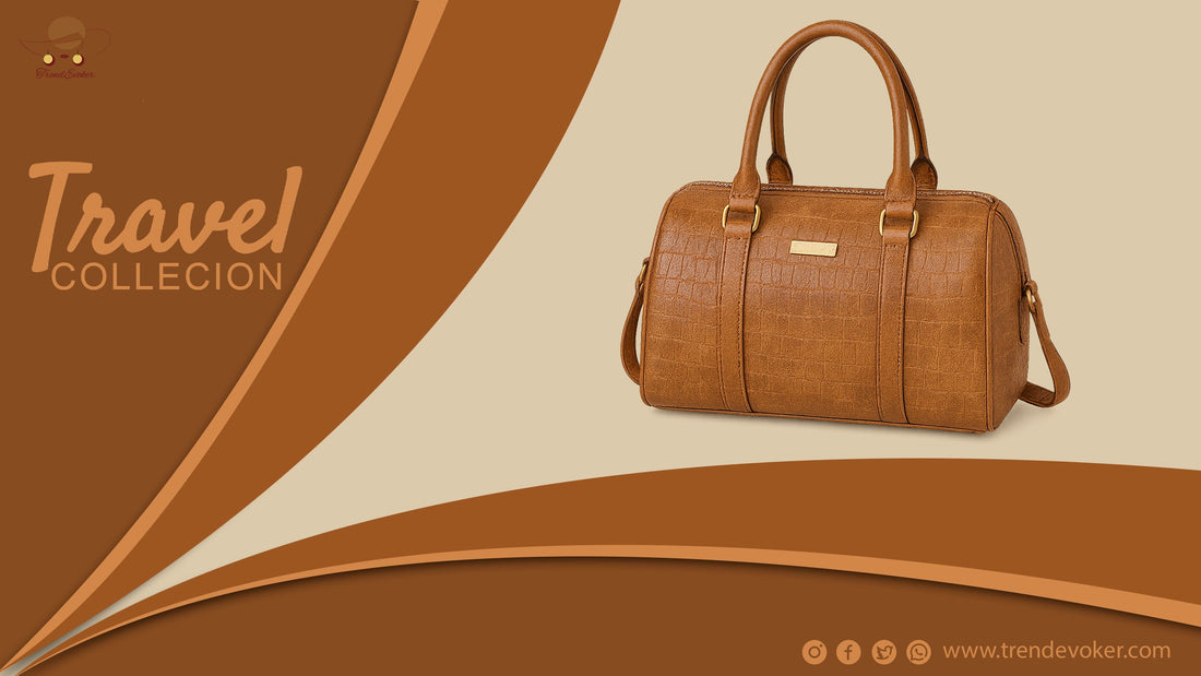 Premium leather tote, crossbody, and duffle bags for women and men in Pakistan – TrendEvoker Collection.