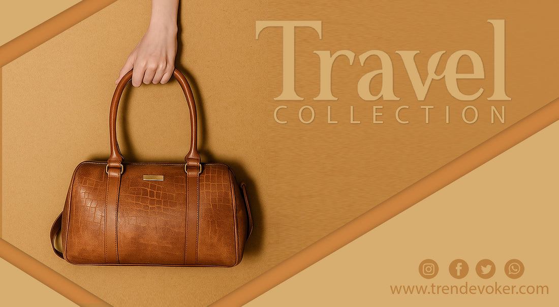 Premium leather duffle bag for travel – available online in Pakistan from TrendEvoker.