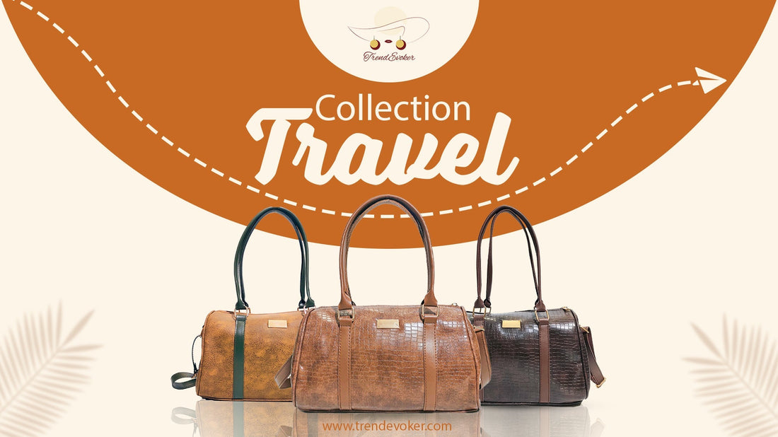 Durable and stylish leather travel bags for women and men in Pakistan – perfect for flights and everyday use.