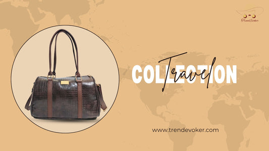 Premium leather tote and crossbody travel bags for women in Pakistan.