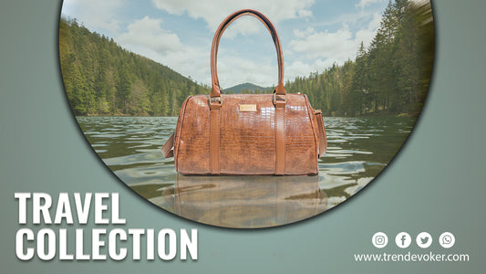 Premium leather travel bag for women – Best handbags and tote bags in Pakistan.