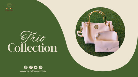 Luxury branded Trio Bag in Pakistan – A versatile leather handbag for everyday style and travel.