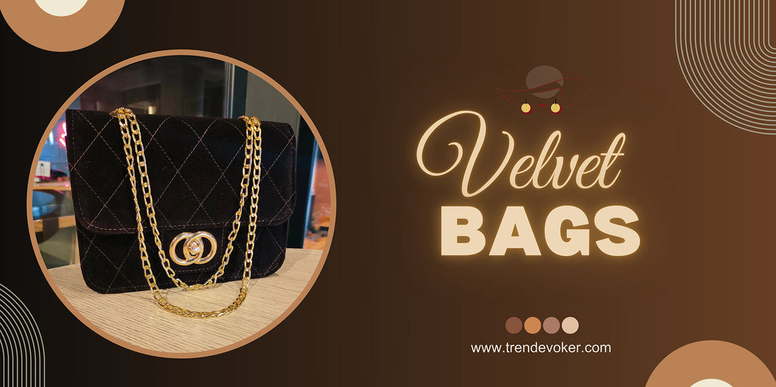 Elegant Velvet Handbag for Women – Soft, Stylish & Perfect for Eid.