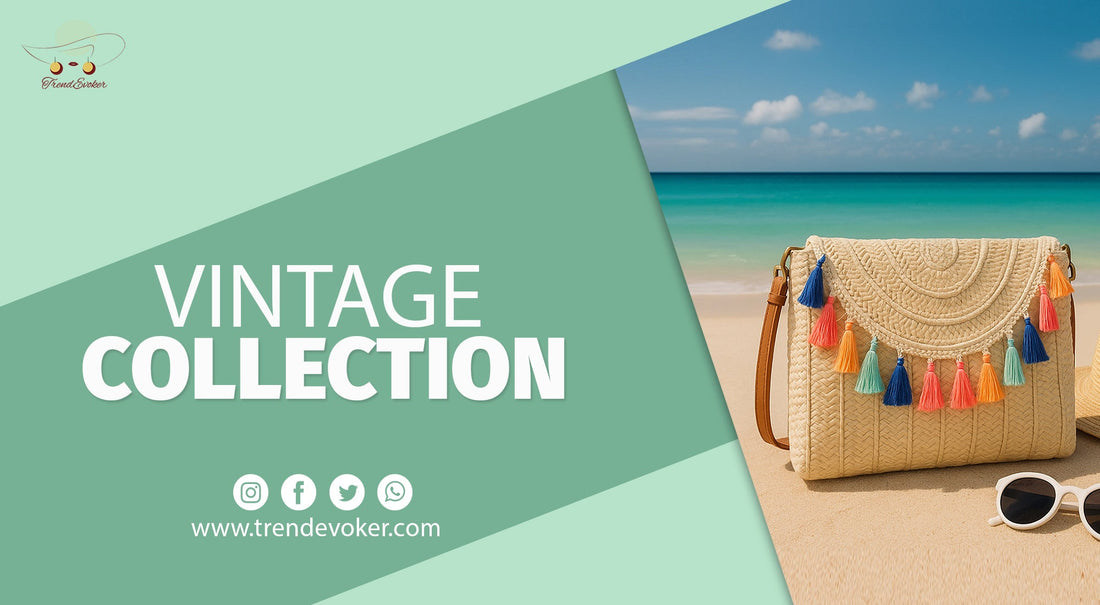 Elegant handmade vintage clutch bag for women in Pakistan – TrendEvoker collection.