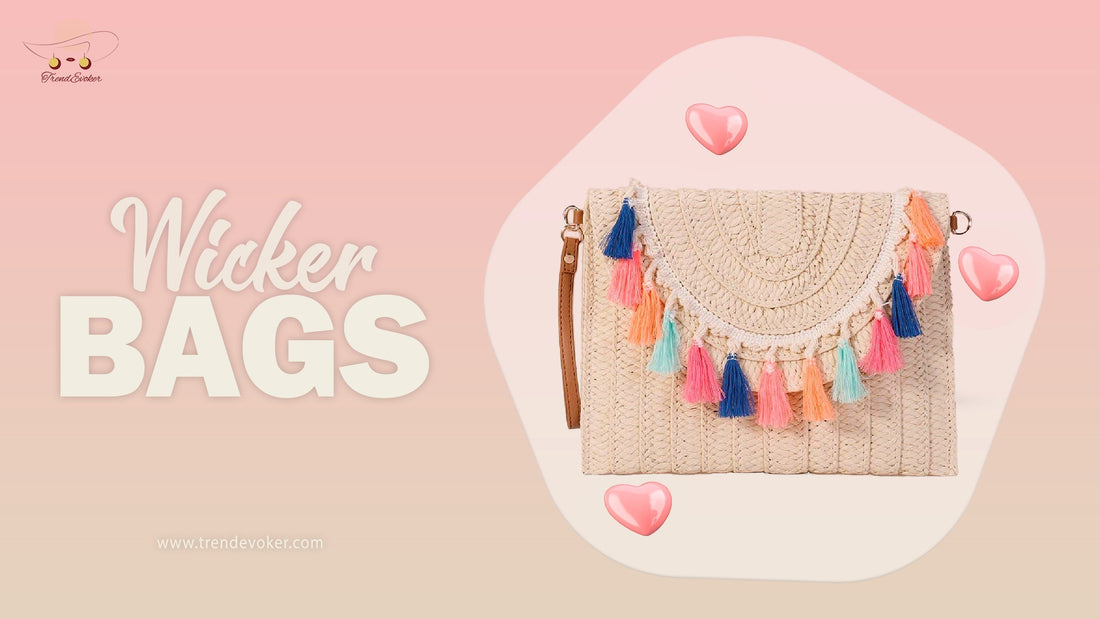 Wicker Fringe Bag for Summer 2025 – Handmade Boho Bag from TrendEvoker.