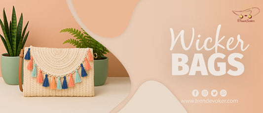 Handmade wicker fringe clutch bag for women available online in Pakistan – perfect for beach trips, weddings, and formal events.