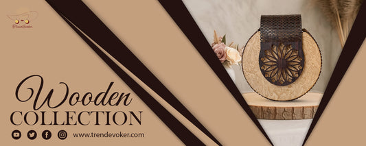 Handmade wooden handbags for women in Pakistan – eco-friendly and stylish fashion accessories by TrendEvoker.