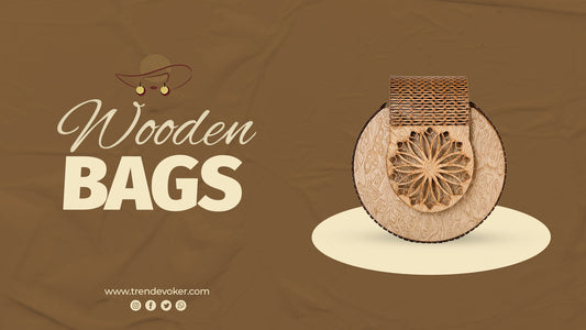 Handmade wooden bag for women in Pakistan – eco-friendly crossbody fashion accessory.