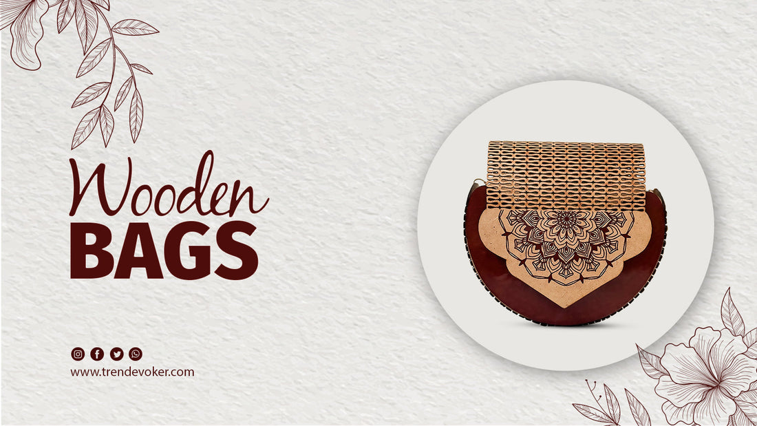 Handcrafted wooden clutch – ideal for formal events and festive gatherings in Pakistan.