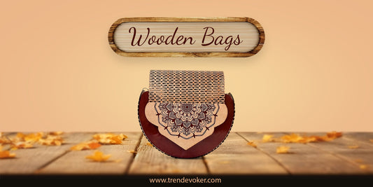 Handmade wooden bags in Pakistan for women – stylish wooden handbags and crossbody bags for day to night celebrations.
