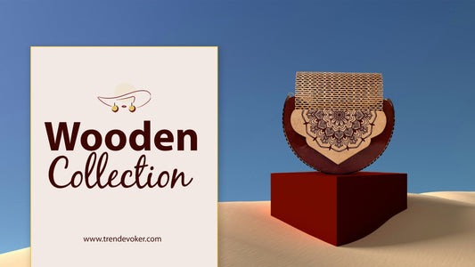 Stylish handmade wooden handbags and crossbody bags for women in Pakistan – TrendEvoker Fall Collection.