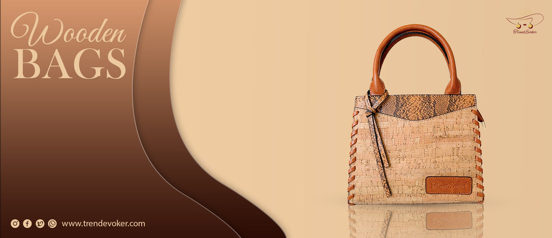 Handmade wooden handbag for women in Pakistan – eco-friendly, stylish, and sustainable fashion accessory.