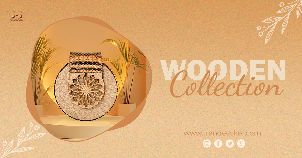 Handmade wooden bag in Pakistan styled with a boho rustic outfit in earthy tones.