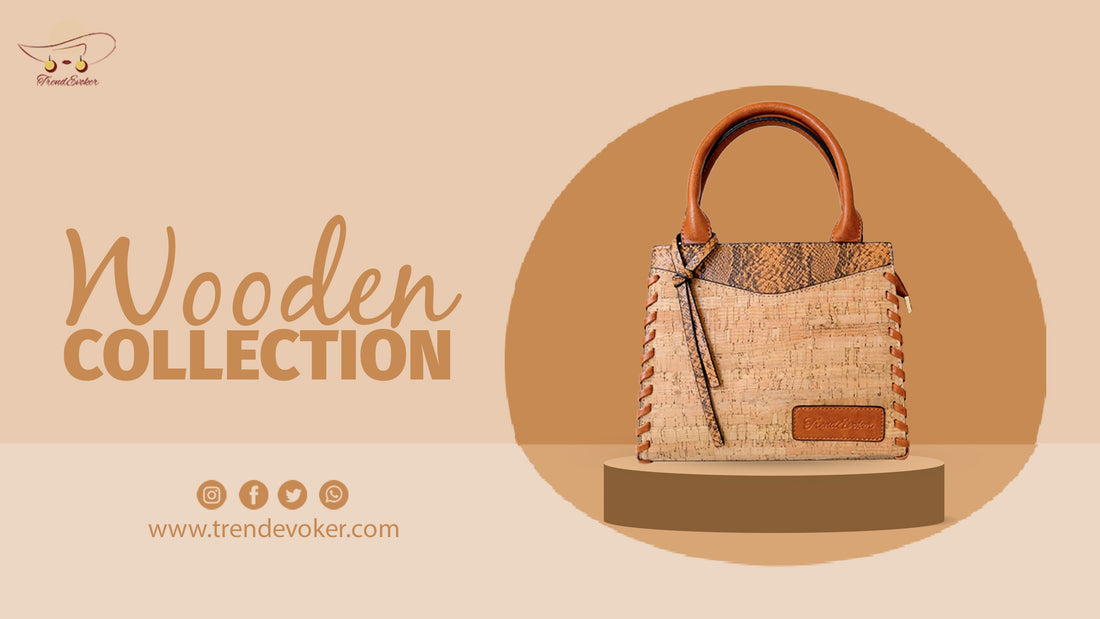 Handmade wooden crossbody bag for women in Pakistan – eco-friendly and elegant.