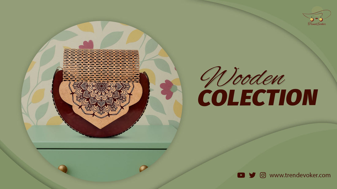 Handmade wooden bag for women in Pakistan – eco-friendly crossbody purse crafted from natural materials.