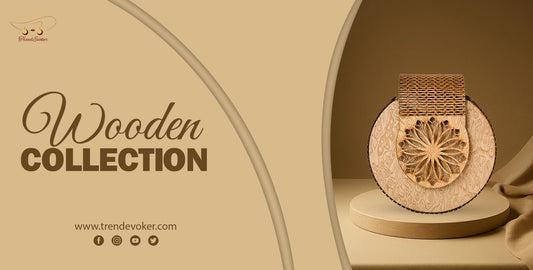 Handmade wooden shoulder bag for women in Pakistan – eco-friendly design by TrendEvoker.