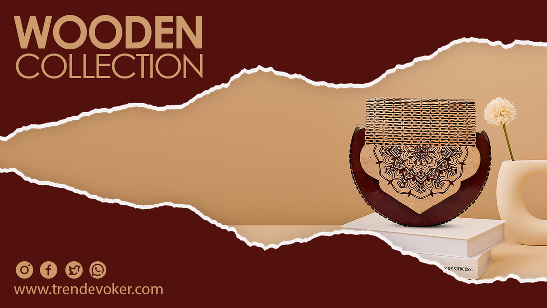 Handmade wooden handbags for women in Pakistan with eco-friendly designs and unique wooden purses available online.