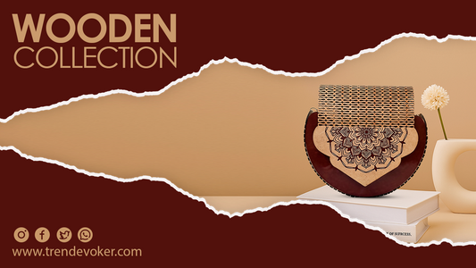 Handmade wooden handbags for women in Pakistan with eco-friendly designs and unique wooden purses available online.