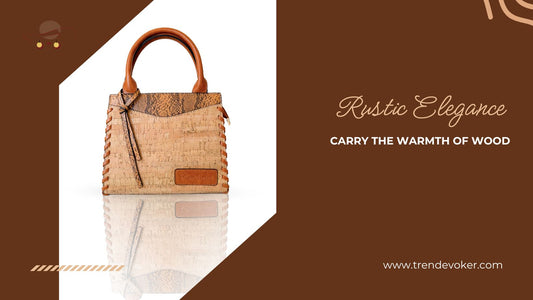 Custom handmade wooden handbag showcasing Pakistani craftsmanship, blending nature and elegance.