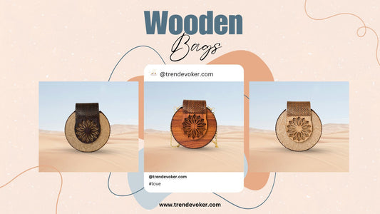 Handmade wooden bag in Pakistan with eco-friendly design and unique craftsmanship, perfect for fashion-conscious women.