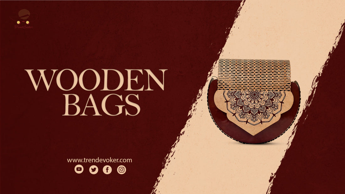 Handmade wooden crossbody bag for women in Pakistan – TrendEvoker.