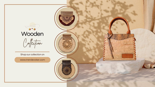 Handcrafted wooden bags in Pakistan – featuring wooden purses, crossbody bags, and clutches with unique designs and eco-friendly materials.