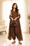 Chocolaty Leather Shoulder Bag for Women