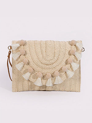 Elegant off-white vintage bag with classic design