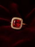 Zarnab Ring – A Timeless Symbol of Grace with a Maroon Pearl